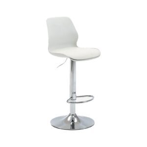 Silla de Bar Blanco Giratoria Sop 220 Libras